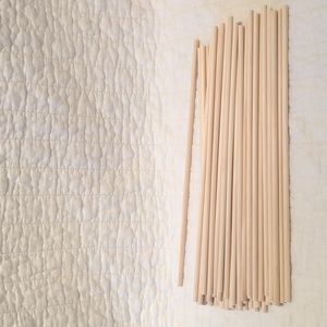 50x wooden dowels